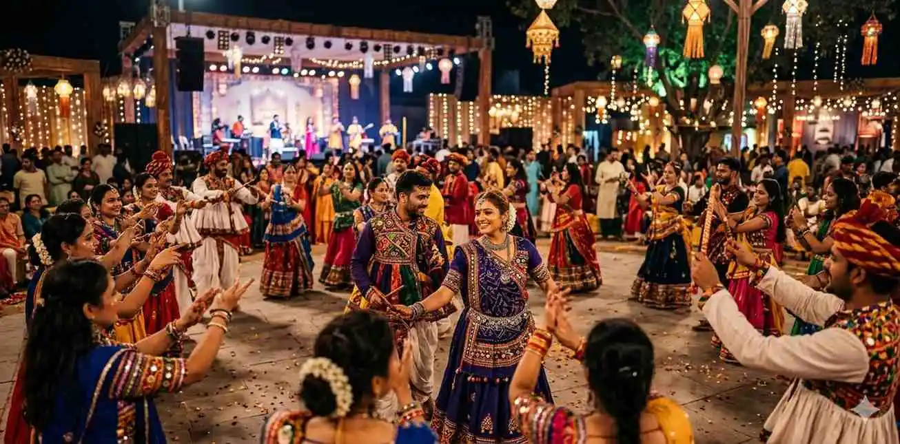 Garba Captions