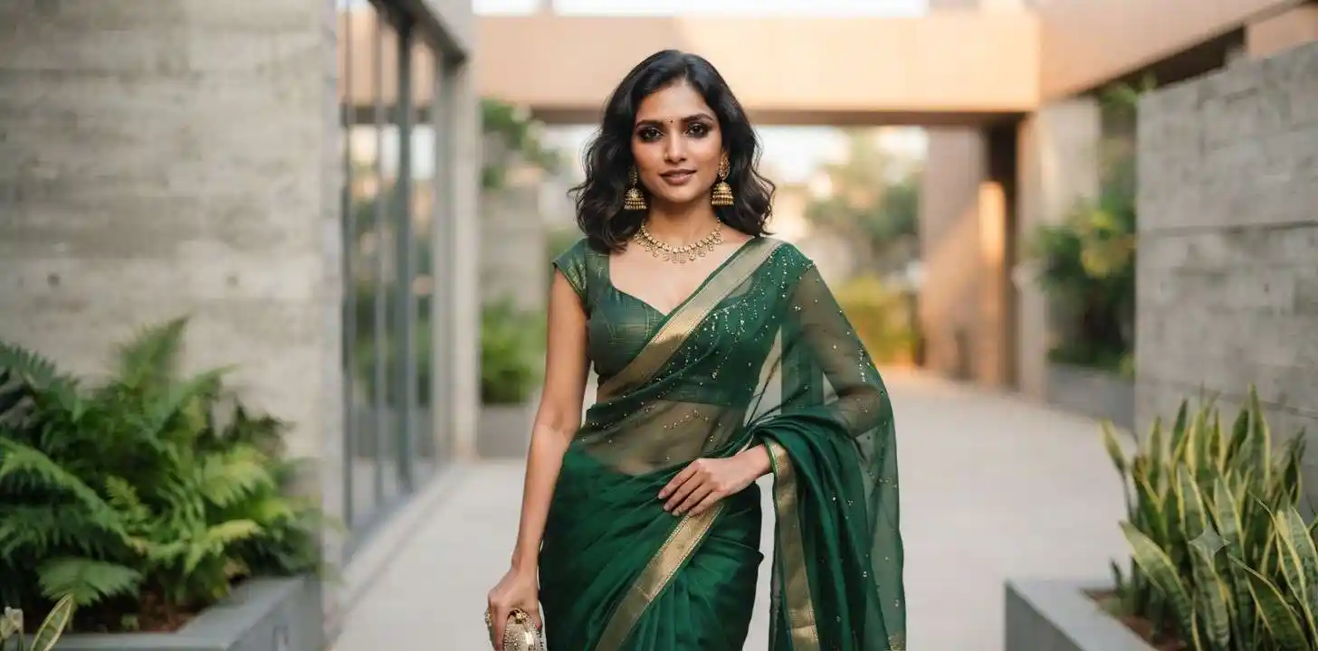 Saree Captions