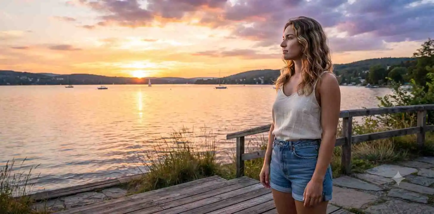 August Sunset Captions