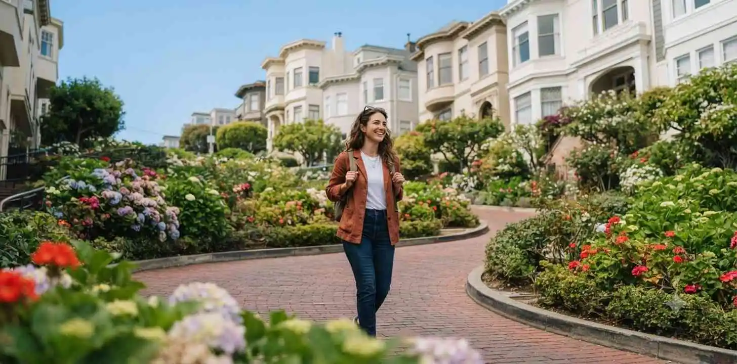 Lombard Street Captions